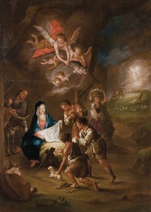 The Adoration of the Shepherds by Leopold Layer